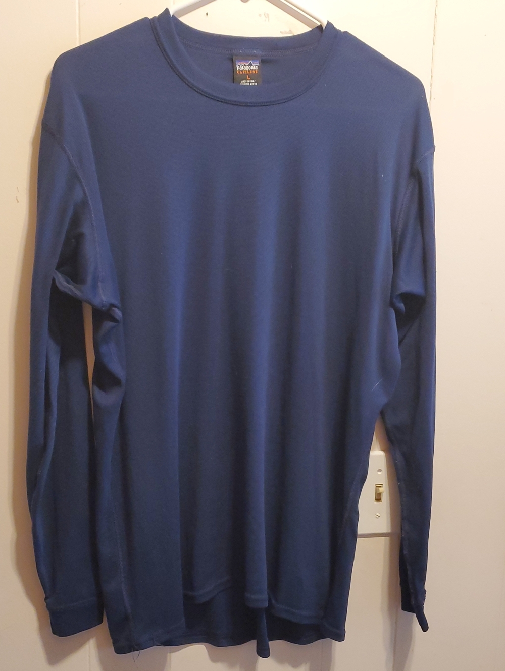 Patagonia Capilene Long Sleeve Shirt - Navy Blue